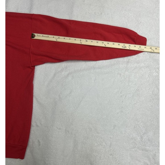 Vtg Y2K Ohio State Buckeyes 2004 Tostitos Fiesta Bowl Red Sweatshirt Size Large - Picture 9 of 10